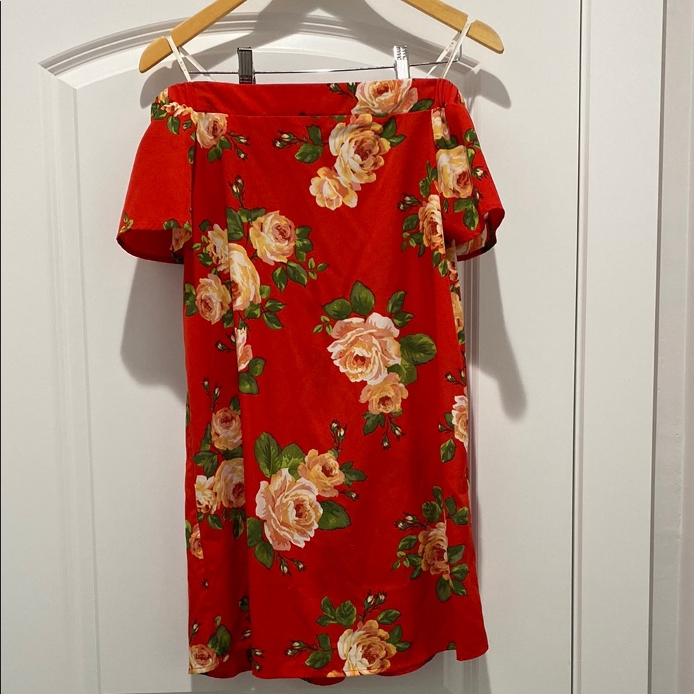 Floral Off-Shoulder Dress